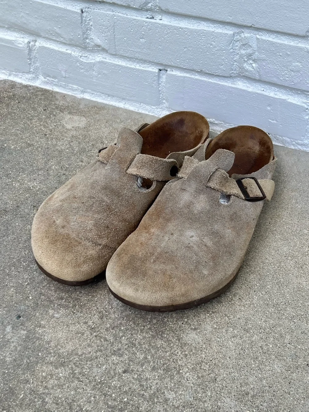 45 Birkenstock Suede Clogs
